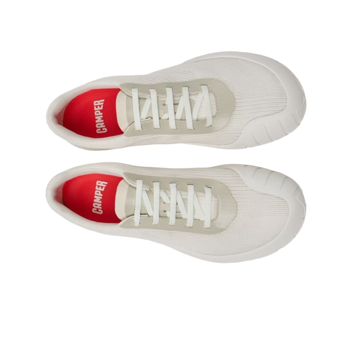 (W) 캠퍼 페우 패스+ 리사이클 엔지니어드 머티리얼 스니커즈 화이트((W) Camper Peu Path+ Recycled Engineered Materials Sneakers White) - 2