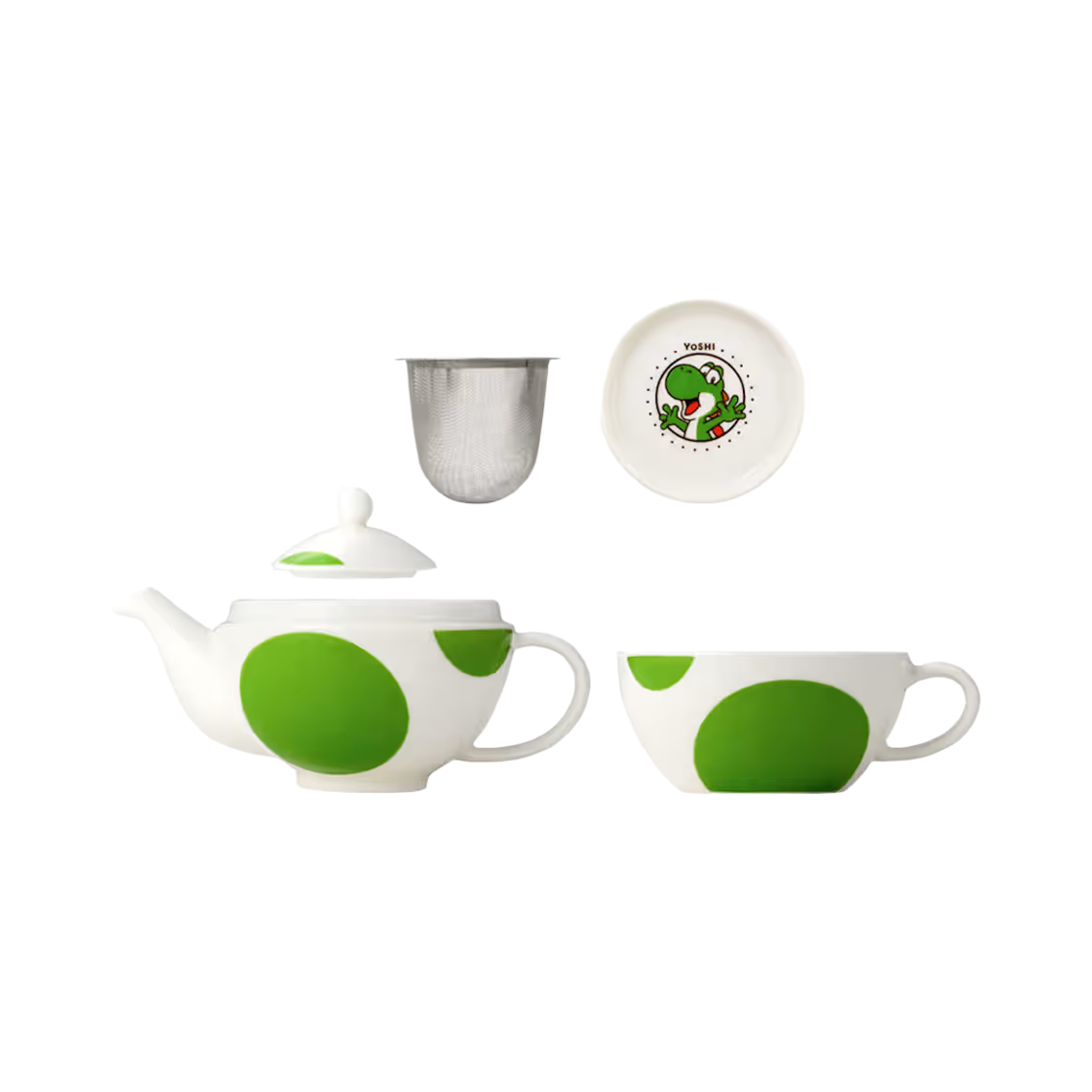 닌텐도 슈퍼 마리오 요시 에그 티팟 앤 컵 세트(Nintendo Super Mario Yoshi's Egg Teapot & Cup Set) - 2