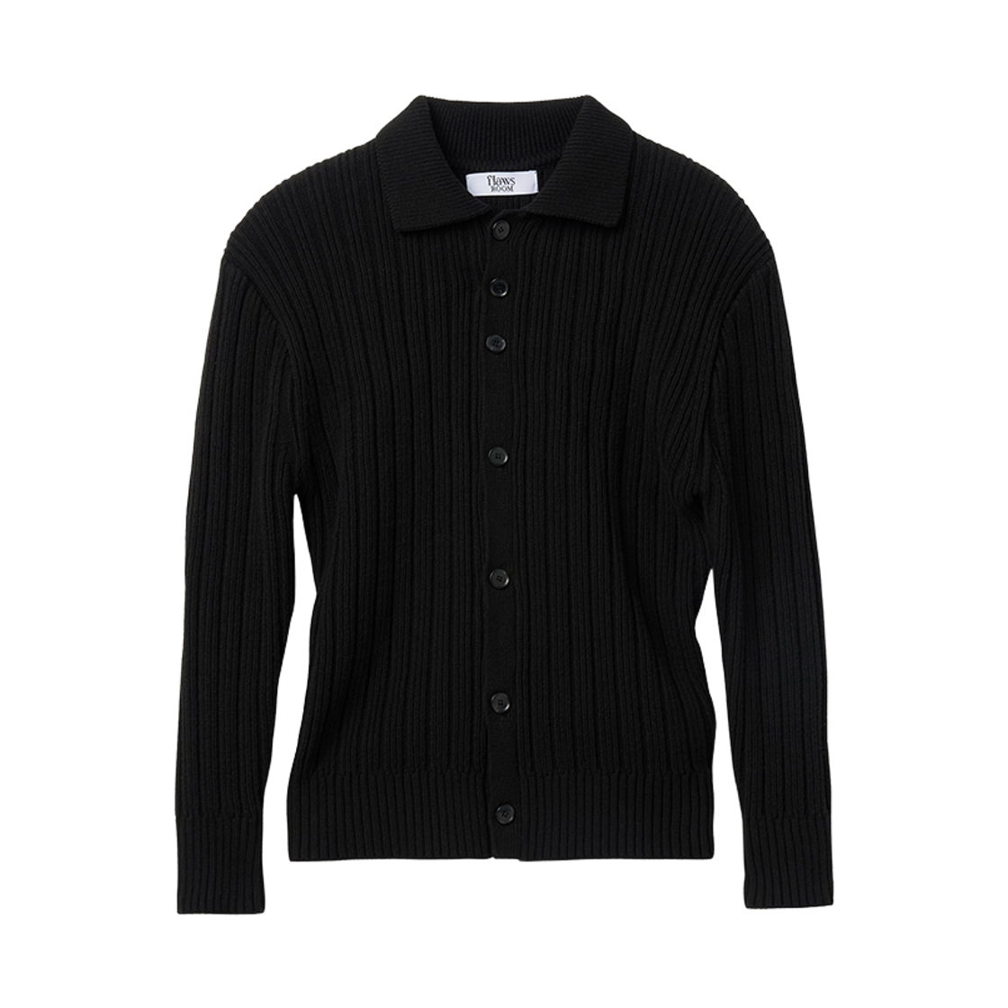 FL2421 Flawsroom 3Button Ribbed Cardigan