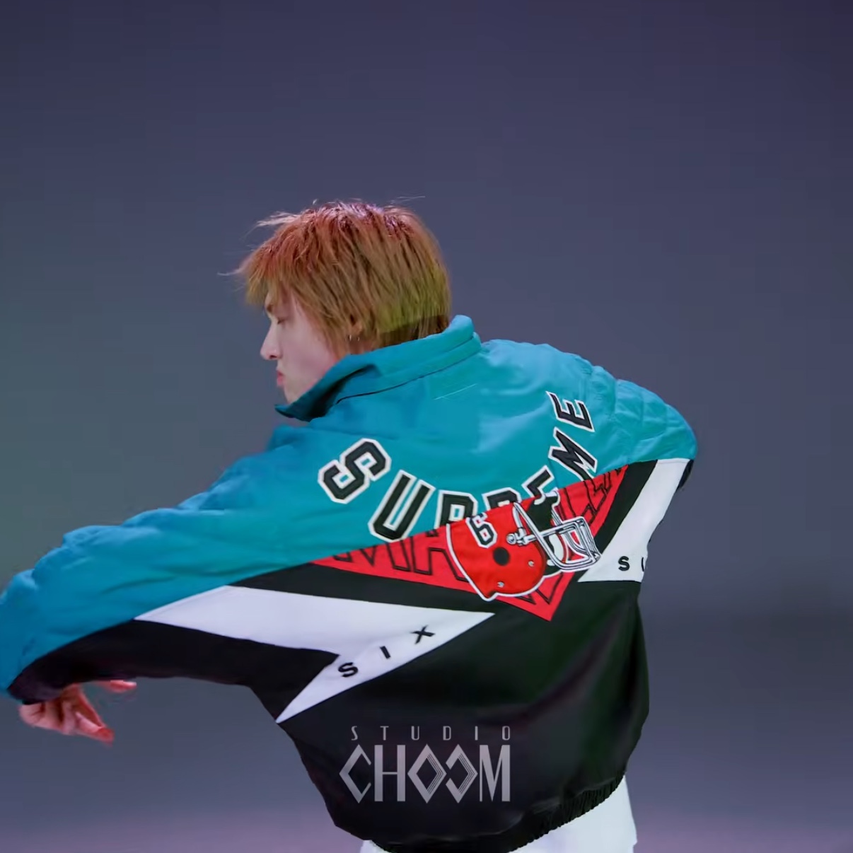 Supreme x MM6 Maison Margiela Split Stadium Jacket Black - 26SS 착용 스타일 - 2