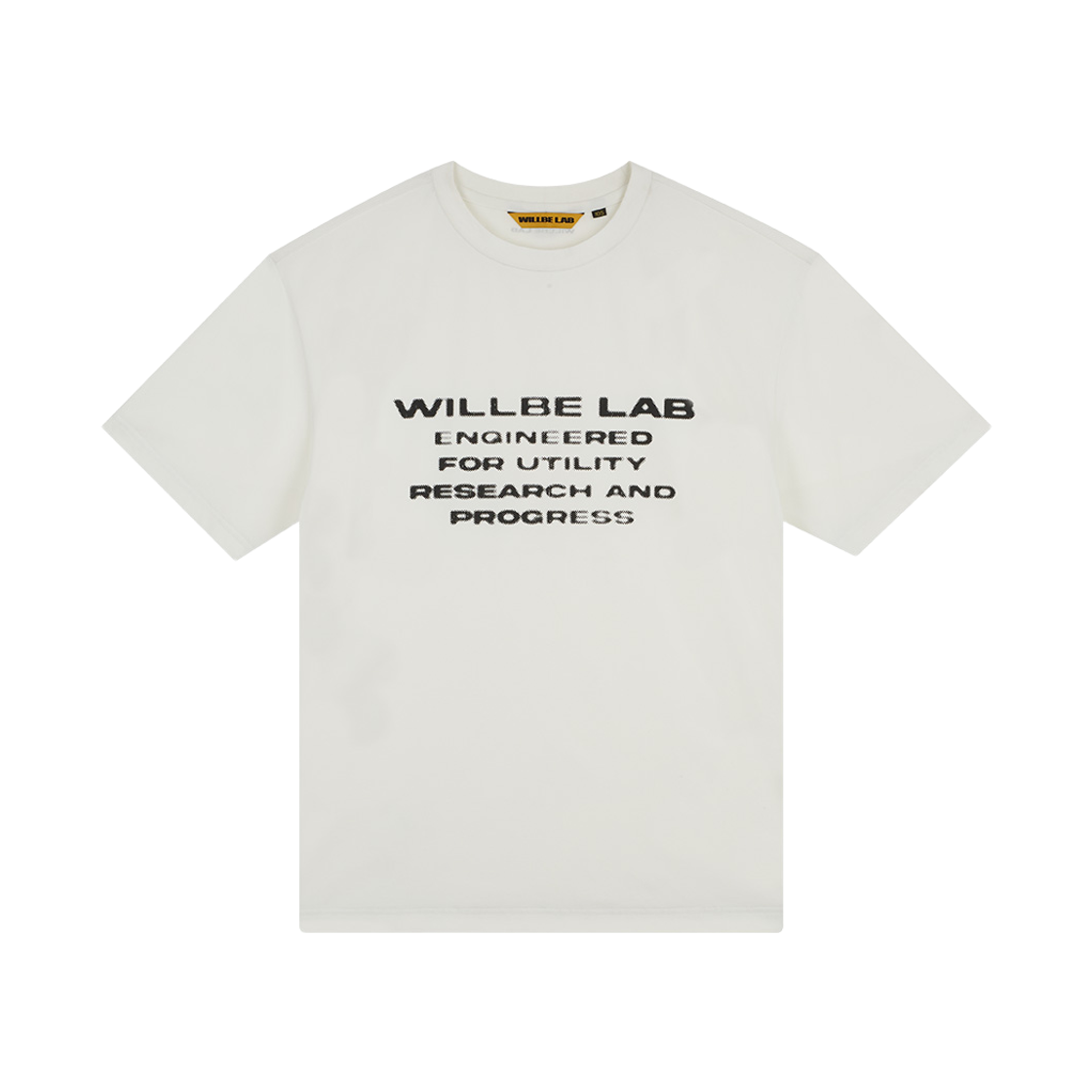 윌비랩 소로나 레터링 반팔 티셔츠 화이트(WILLBE LAB Sorona Lettering Short-Sleeved T-Shirt White)