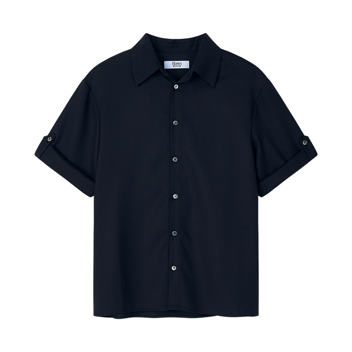 2516 Flawsroom Half Rollup Shirts Black