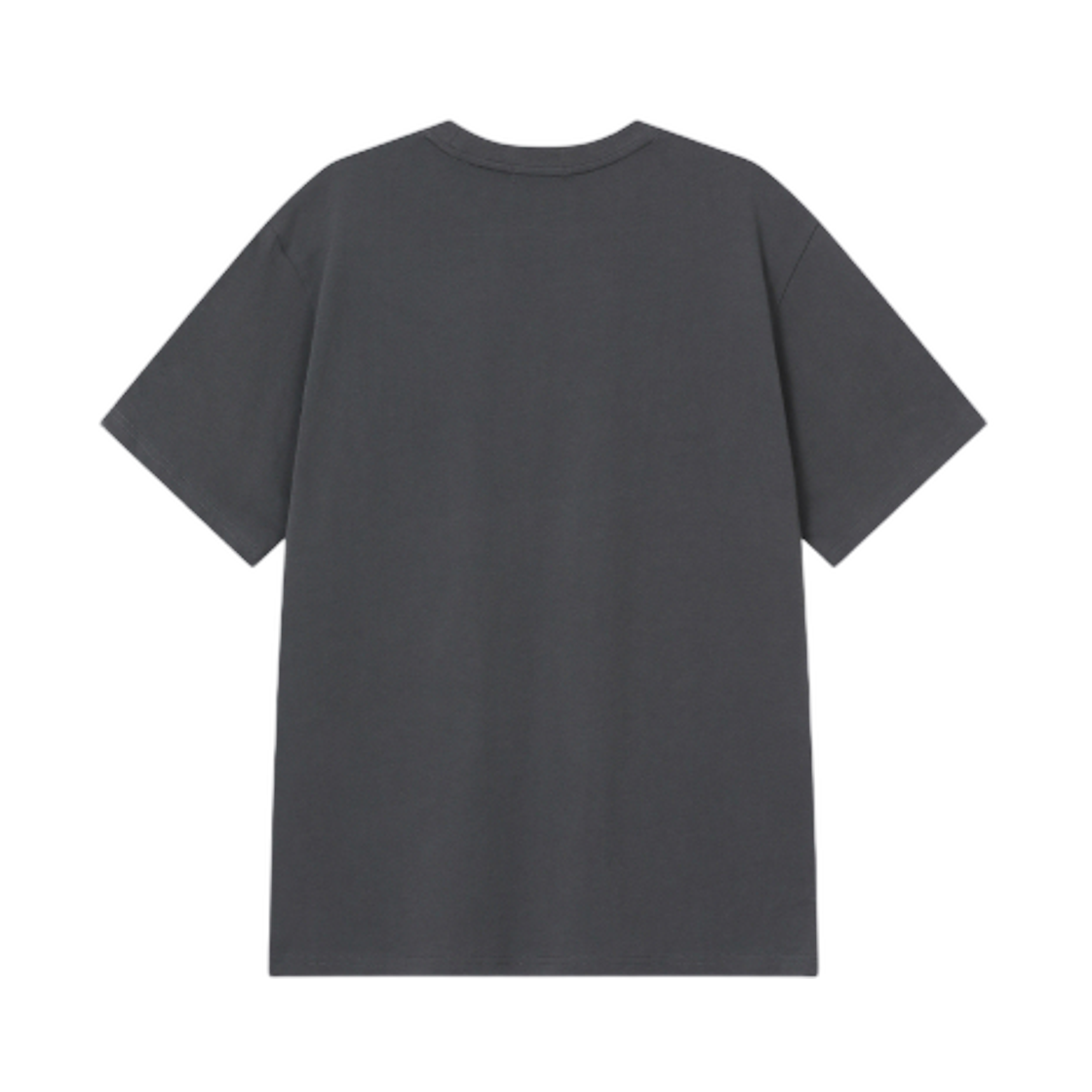(W) 미세키서울 블록 레터링 숏슬리브 차콜((W) Miseki Seoul Block Lettering Short Sleeve Charcoal) - 2