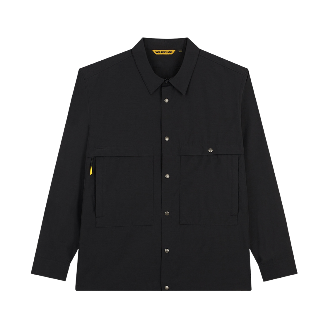 윌비랩 포켓 셔츠 자켓 블랙(WILLBE LAB Pocket Shirt Jacket Black)