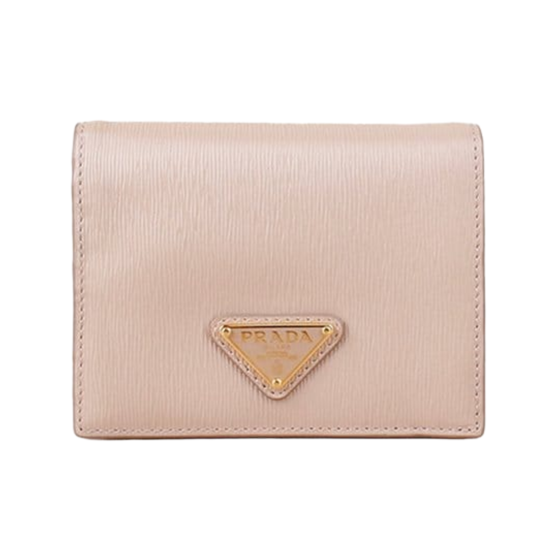 1MV204-2DDU-F0236 Prada Vitello Move Leather Bi-Fold Wallet Powder Pink