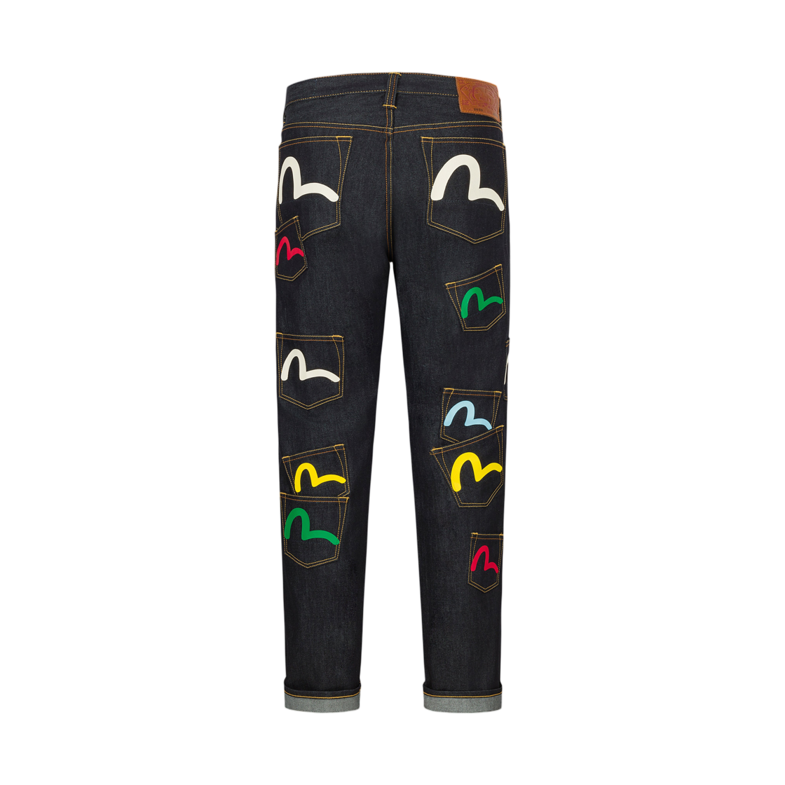 에비수 멀티포켓 시걸 레귤러 핏 진 인디고(Evisu Multi-Pocket Seagull Regular Fit Jeans Indigo)