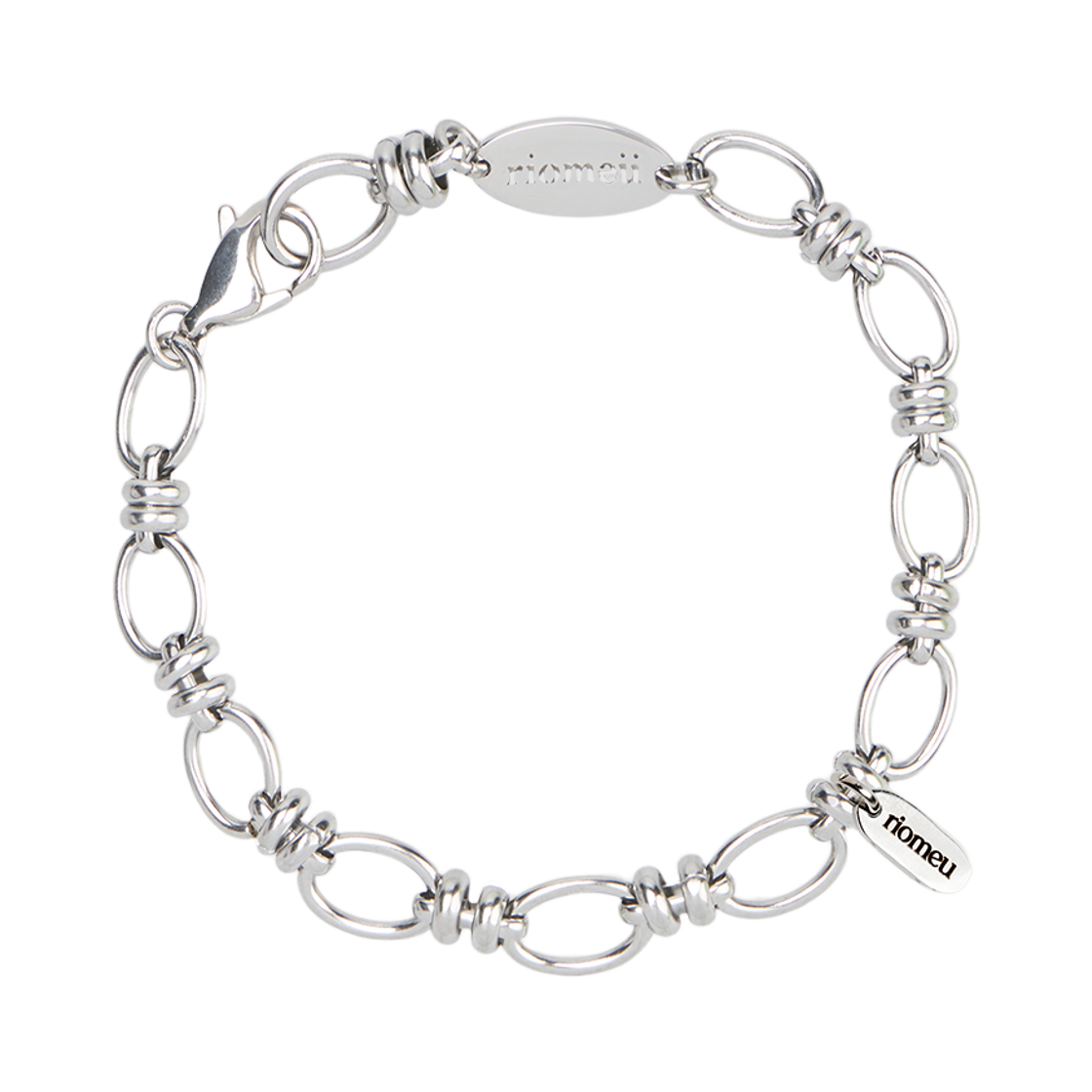 리오므 오벌 링 체인 팔찌(Riomeu Oval Ring Chain Bracelet)