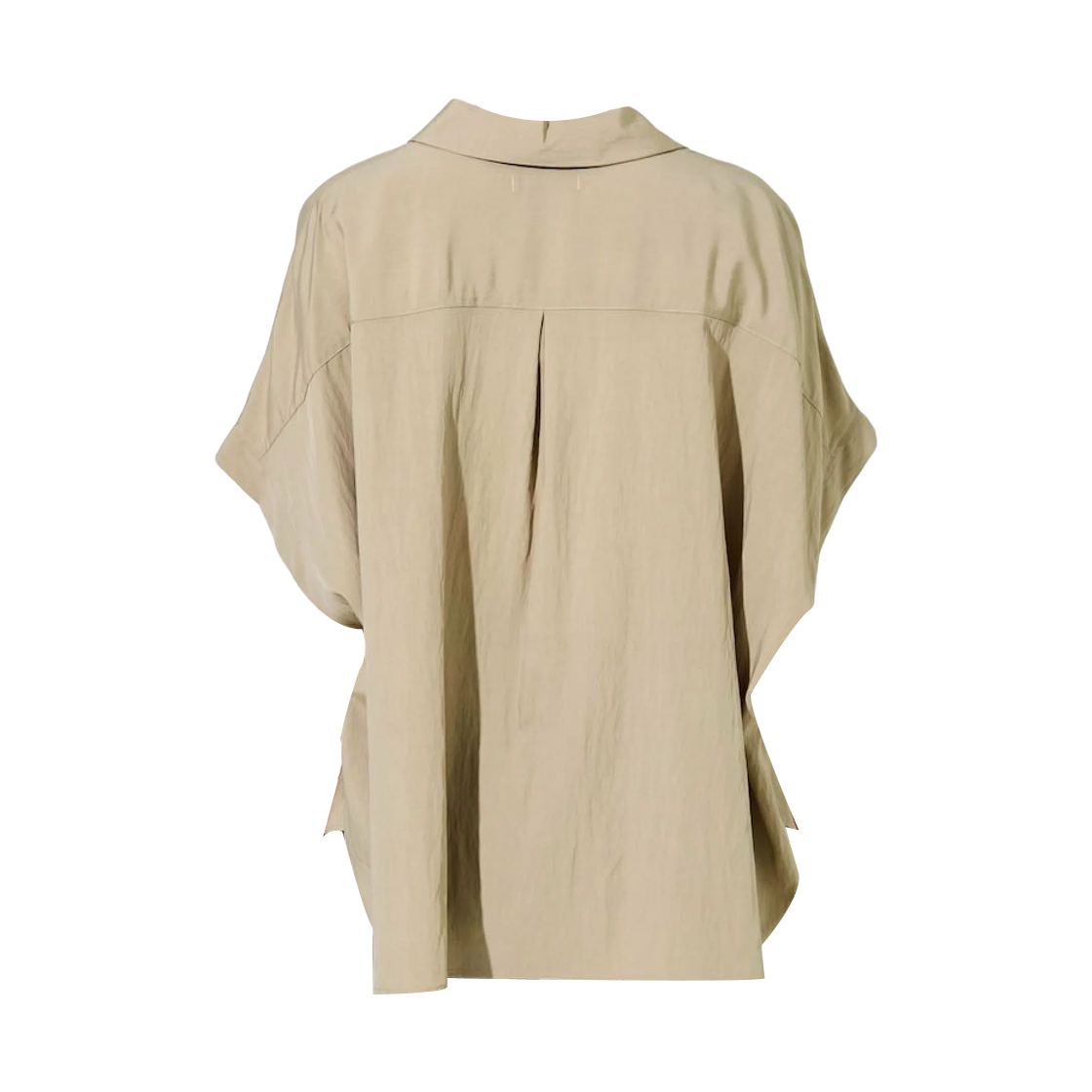 (W) 프릭스 스토어 나일론 워셔 프렌치 슬리브 블라우스 베이지((W) Freak's Store Nylon Washer French Sleeve Blouse Beige) - 2