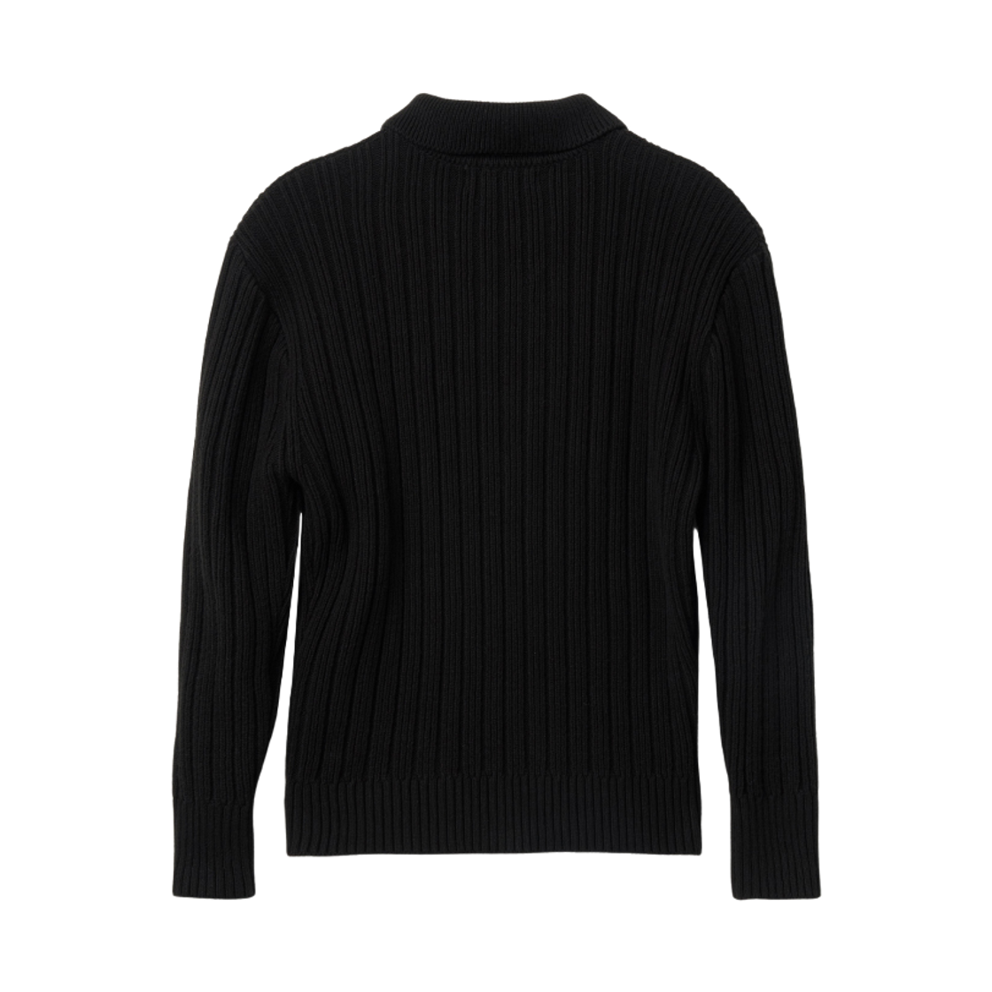 플로즈룸 쓰리버튼 리브드 가디건(Flawsroom 3Button Ribbed Cardigan) - 2