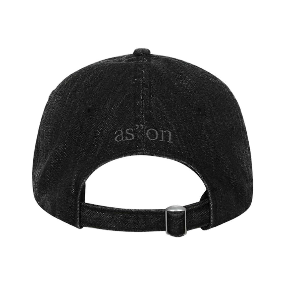 애즈온 데님 패치 볼캡 블랙(Ason Denim Patch Ball Cap Black) - 3