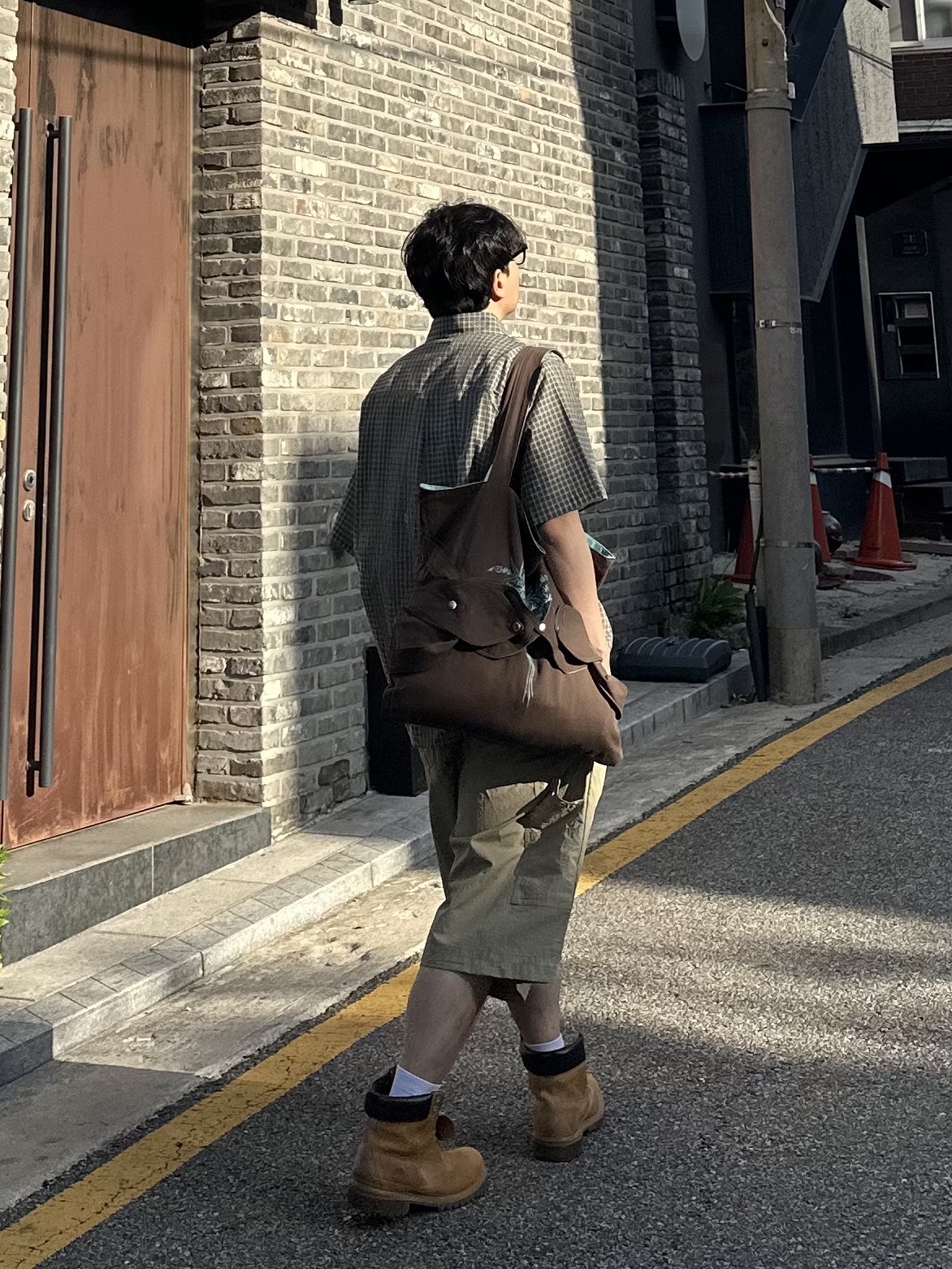 Timberland Premium 6 inch Waterproof Boot Wheat Nubuck - Wide 착용 스타일 - 4