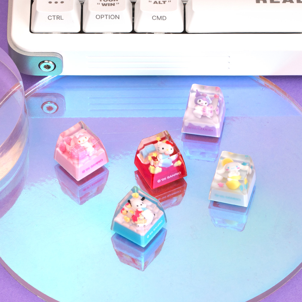 로이체 산리오 캐릭터즈 포인트 커스텀 레진 키캡(Royche Sanrio Characters Point Custom Resin Keycap) - 4