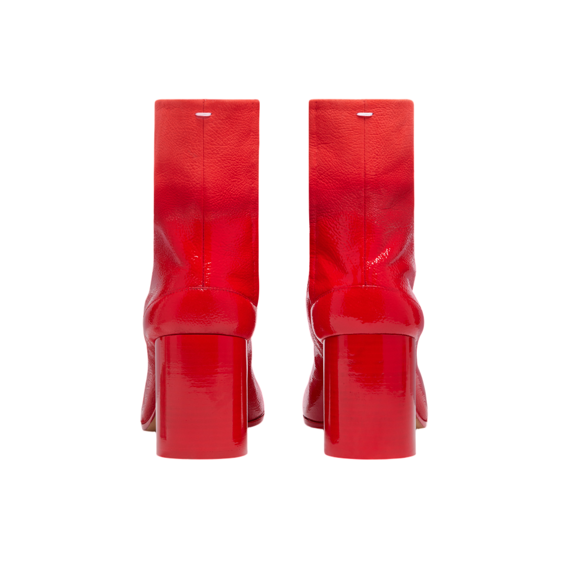 (W) 메종 마르지엘라 타비 앵클 부츠 레드((W) Maison Margiela Tabi Ankle Boots Red) - 3