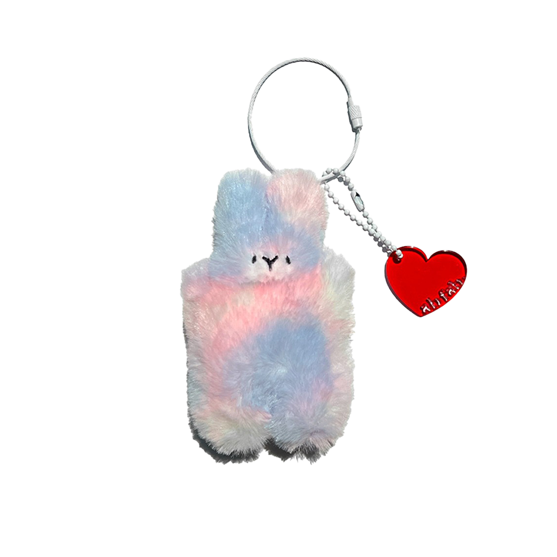 에이비페브 해피 버니 키링 코튼캔디(ABFAB happy Bunny Key ring Cotton candy)