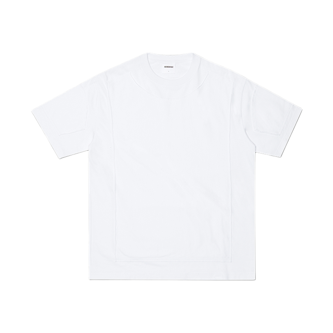 NMSS62TS38OWH NOMANUAL Overlay T-shirt Off White