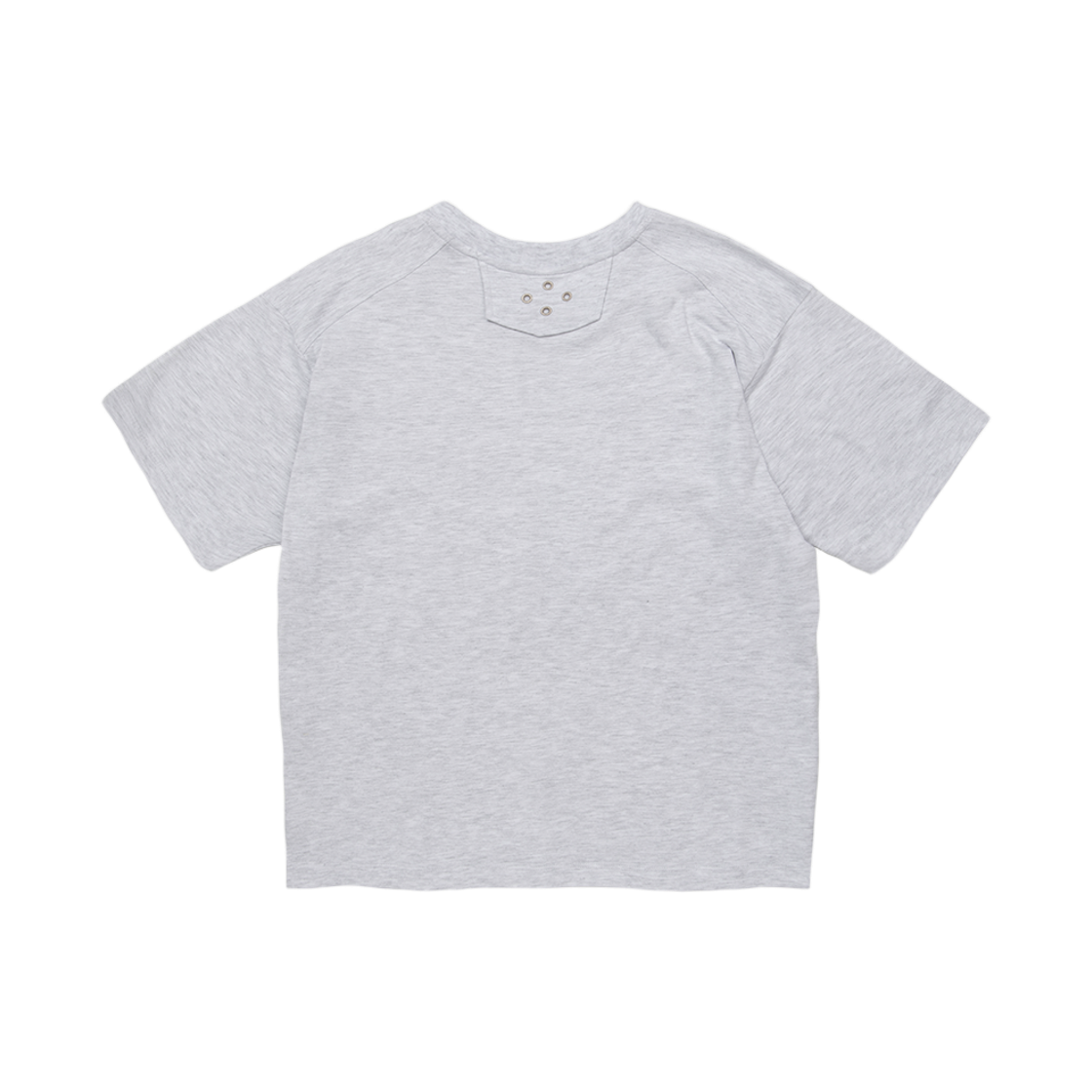 리오므 더블 절개 워시드 반팔티 화이트 멜란지(Riomeu Double Cut Washed Short Sleeve T-shirt White Melange) - 2