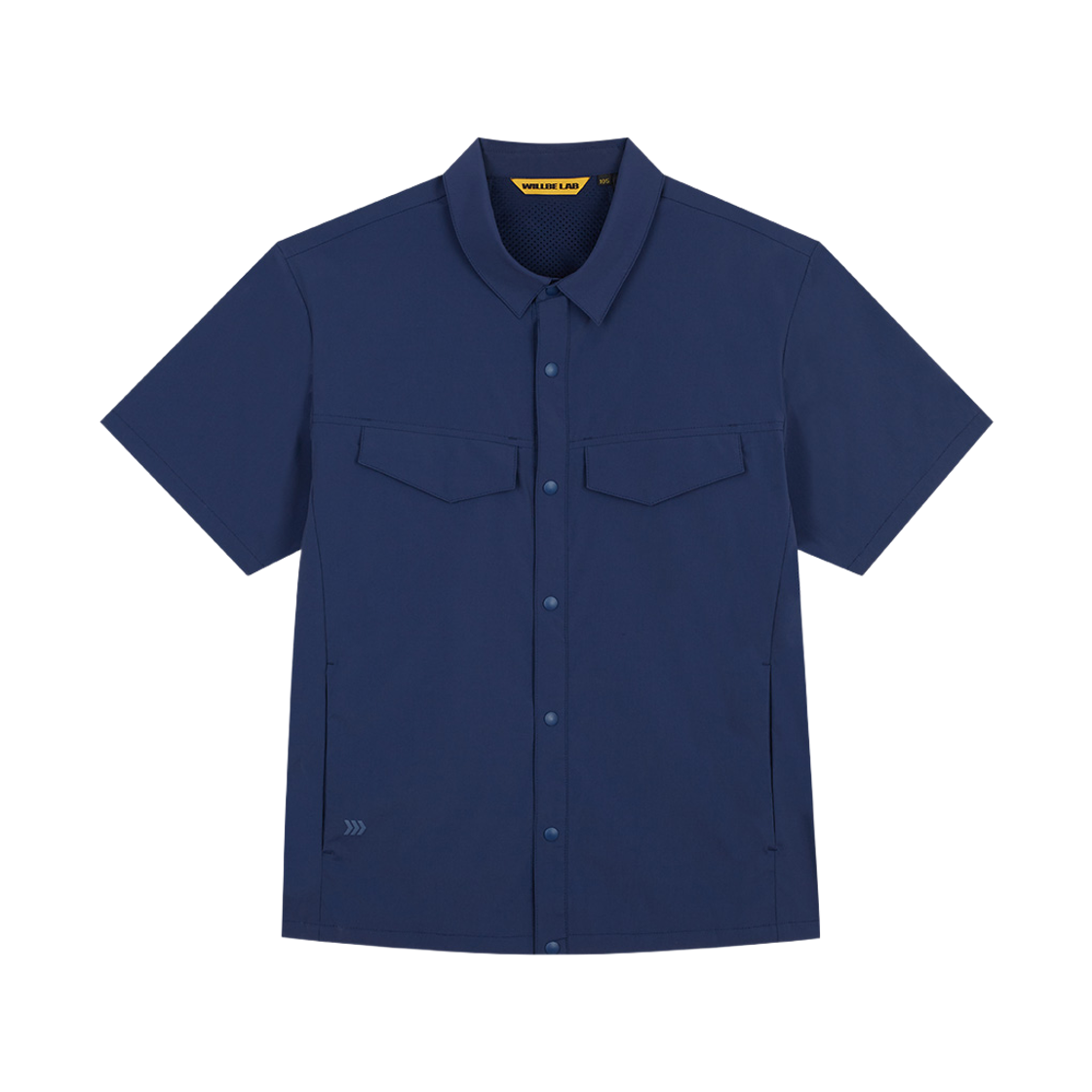 윌비랩 빅 포켓 벤틸레이션 반팔 셔츠 블루(WILLBE LAB Wrap Big Pocket Ventilation Short-Sleeved Shirt Blue)