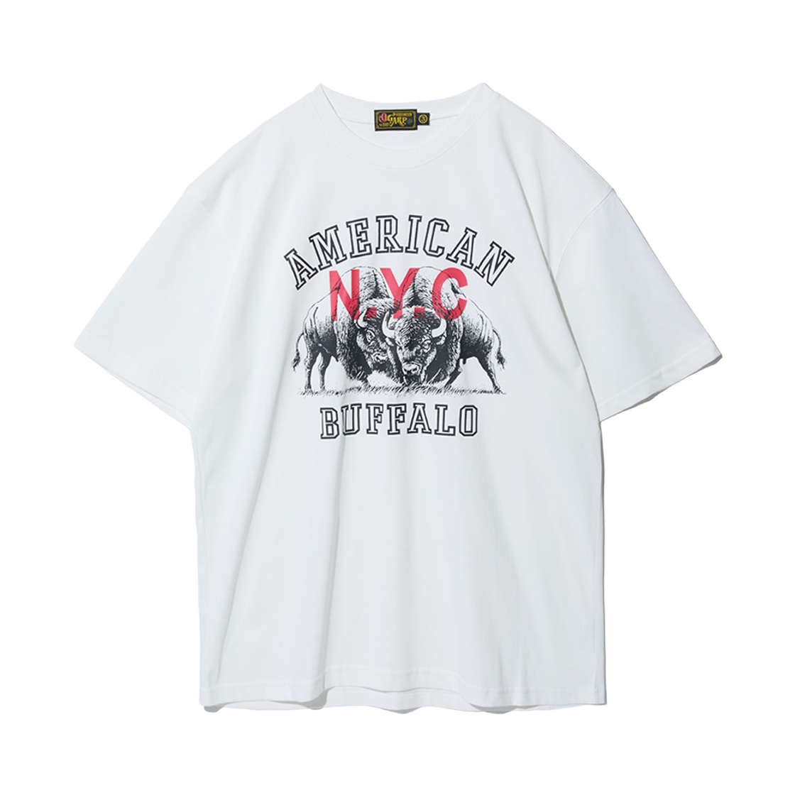 오가프 버팔로 프린팅 티 화이트(Ogarp Buffalo Printing Tee White) - 1
