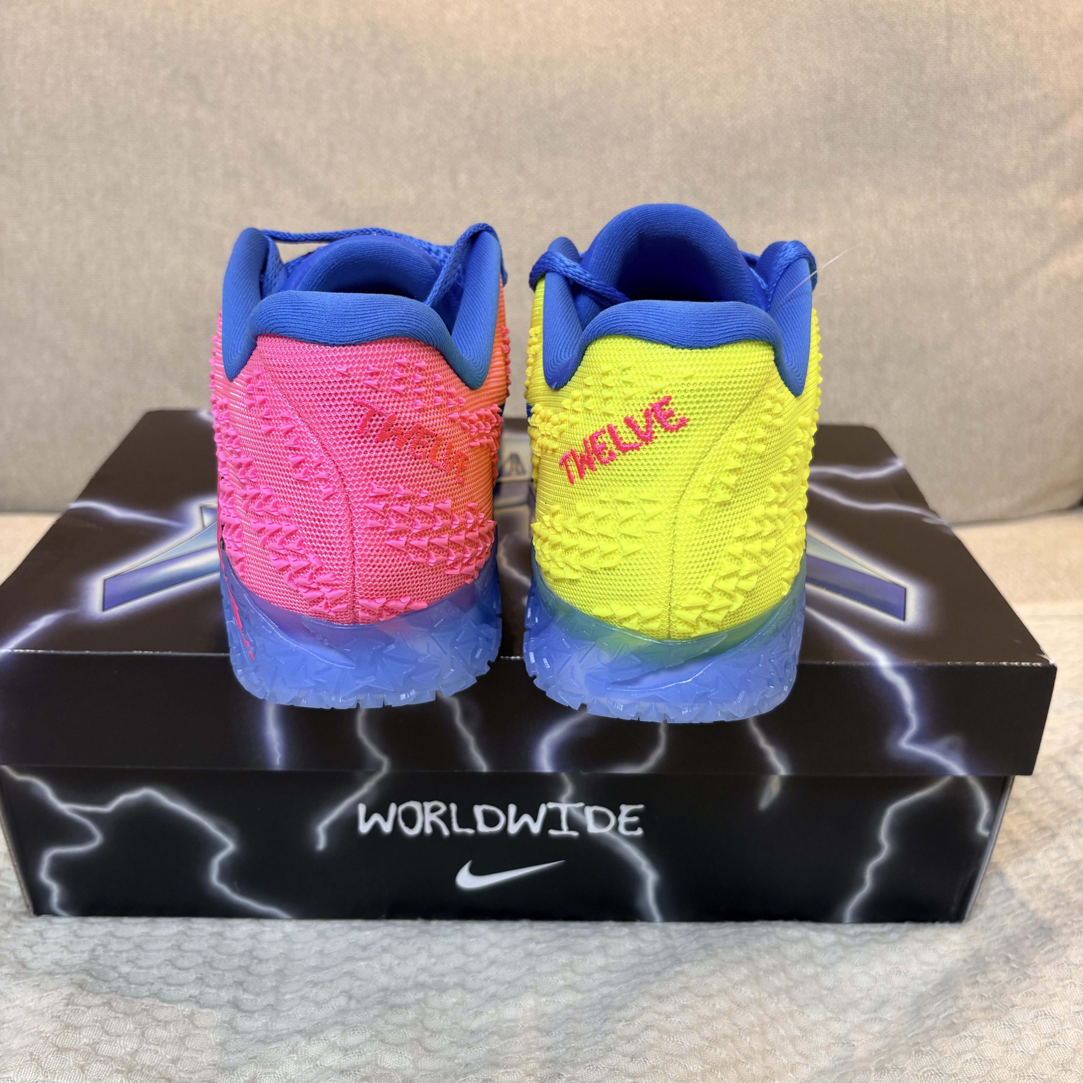 Nike x Kool-Aid Ja 3 EP Lemon Venom Light Photo Blue 착용 스타일 - 5
