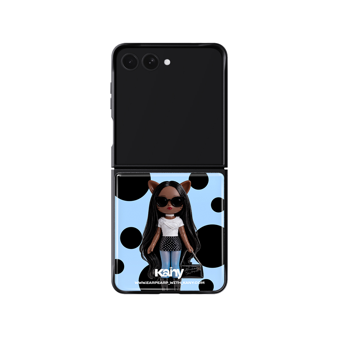 어프어프 x 카니 블루 도트 카니 에폭시 범퍼 케이스(EARPEARP x KANY Blue Dot Kany Epoxy Bumper Case) - 2