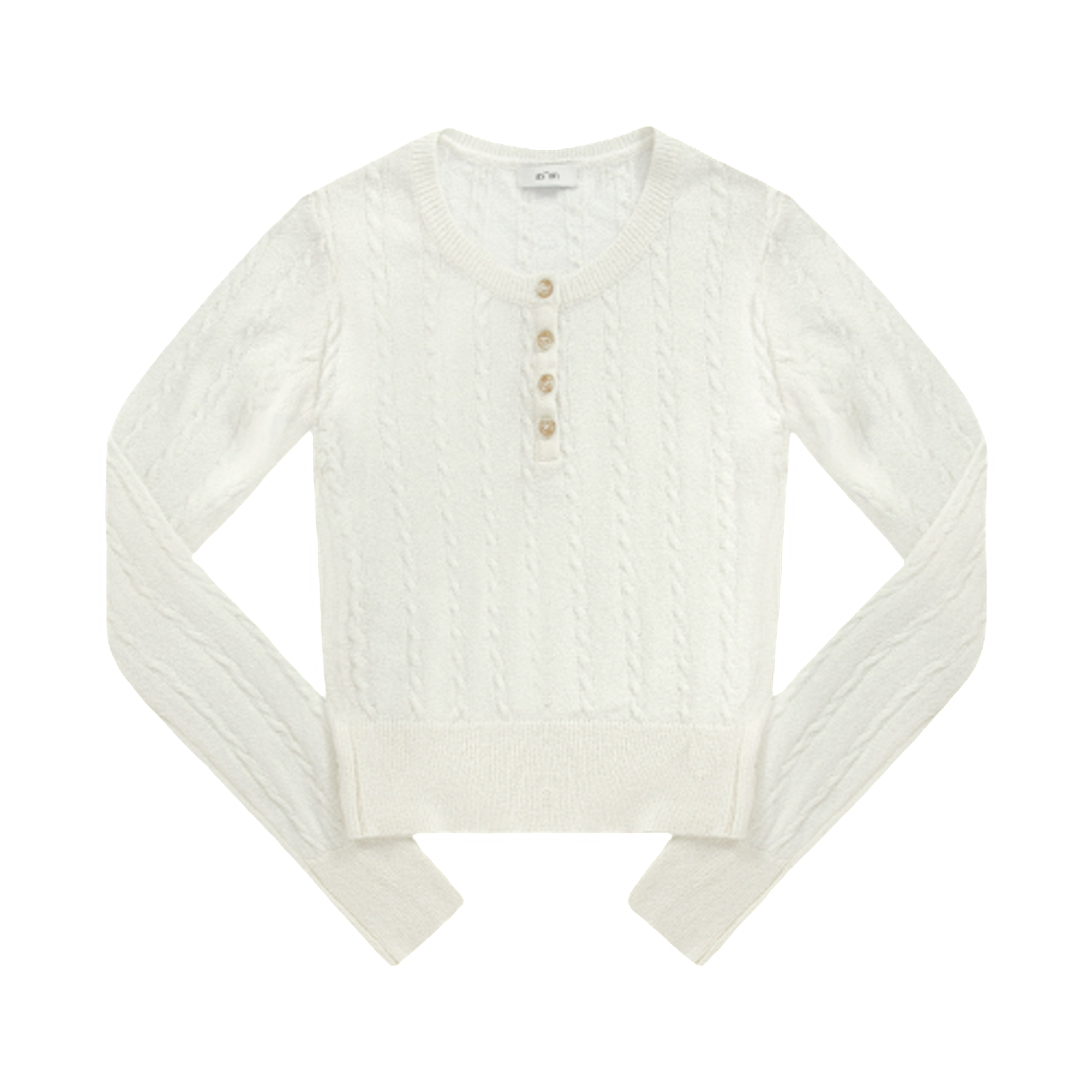 (W) 애즈온 미스티 케이블 니트 아이보리((W) Ason Misty Cable Knit Ivory)