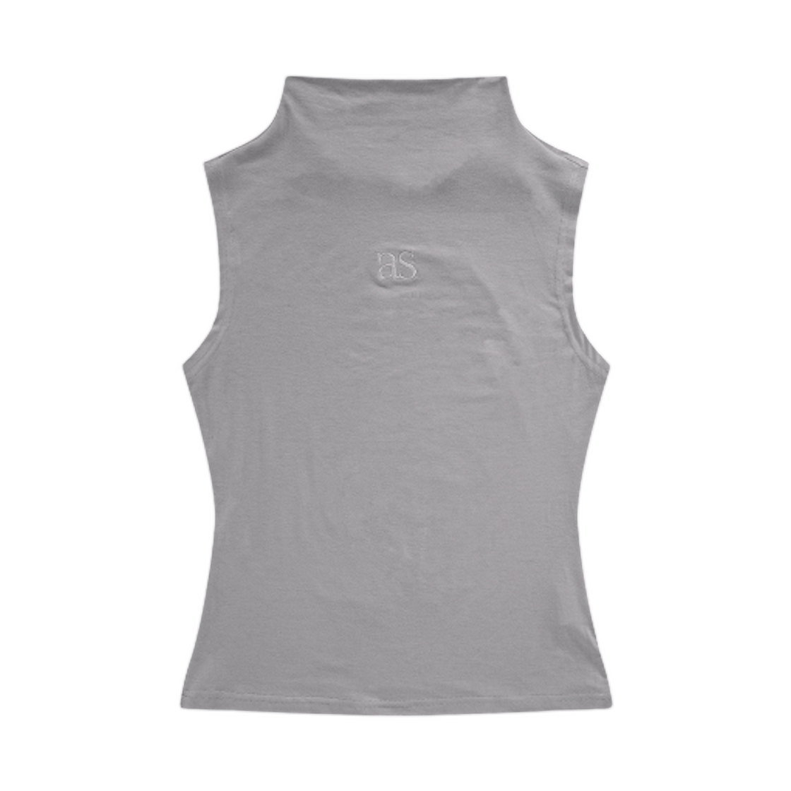 (W) 애즈온 허쉬 하이 넥 슬리브리스 더스티((W) Ason Hush High Neck Sleeveless Dusty)