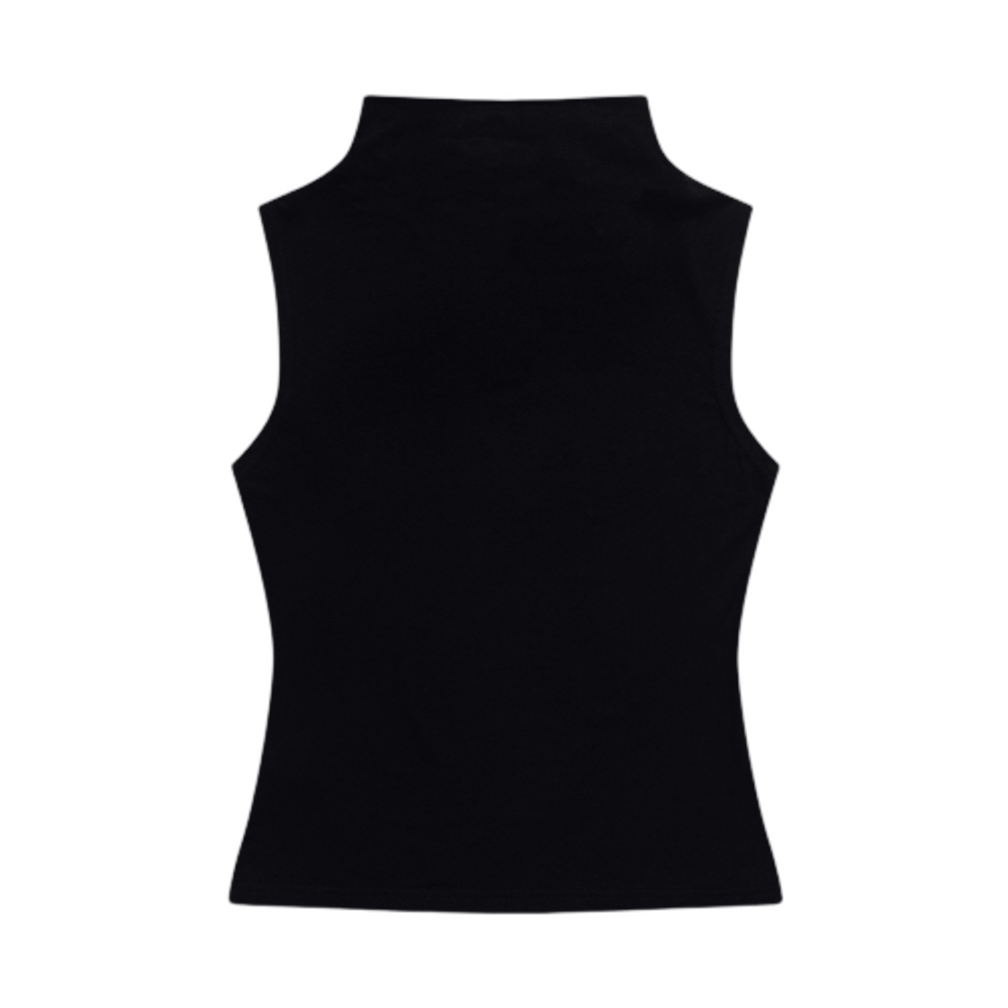 (W) 애즈온 허쉬 하이 넥 슬리브리스 블랙((W) Ason Hush High Neck Sleeveless Black) - 2