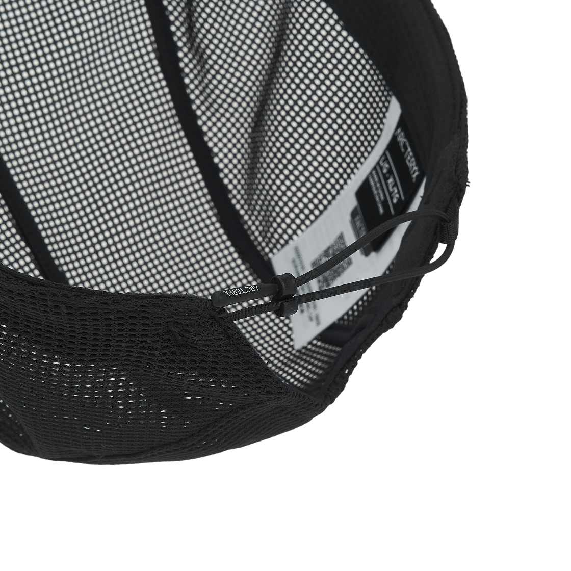 아크테릭스 노반 메쉬 5 패널 캡 블랙 아크틱 실크(Arc'teryx Norvan Mesh 5 Panel Cap Black Arctic Silk) - 4
