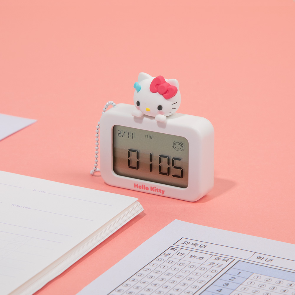 로이체 산리오 캐릭터즈 피규어 미니 키링 탁상시계(Sanrio Characters Figure Mini Keyring Desk Clock) - 4