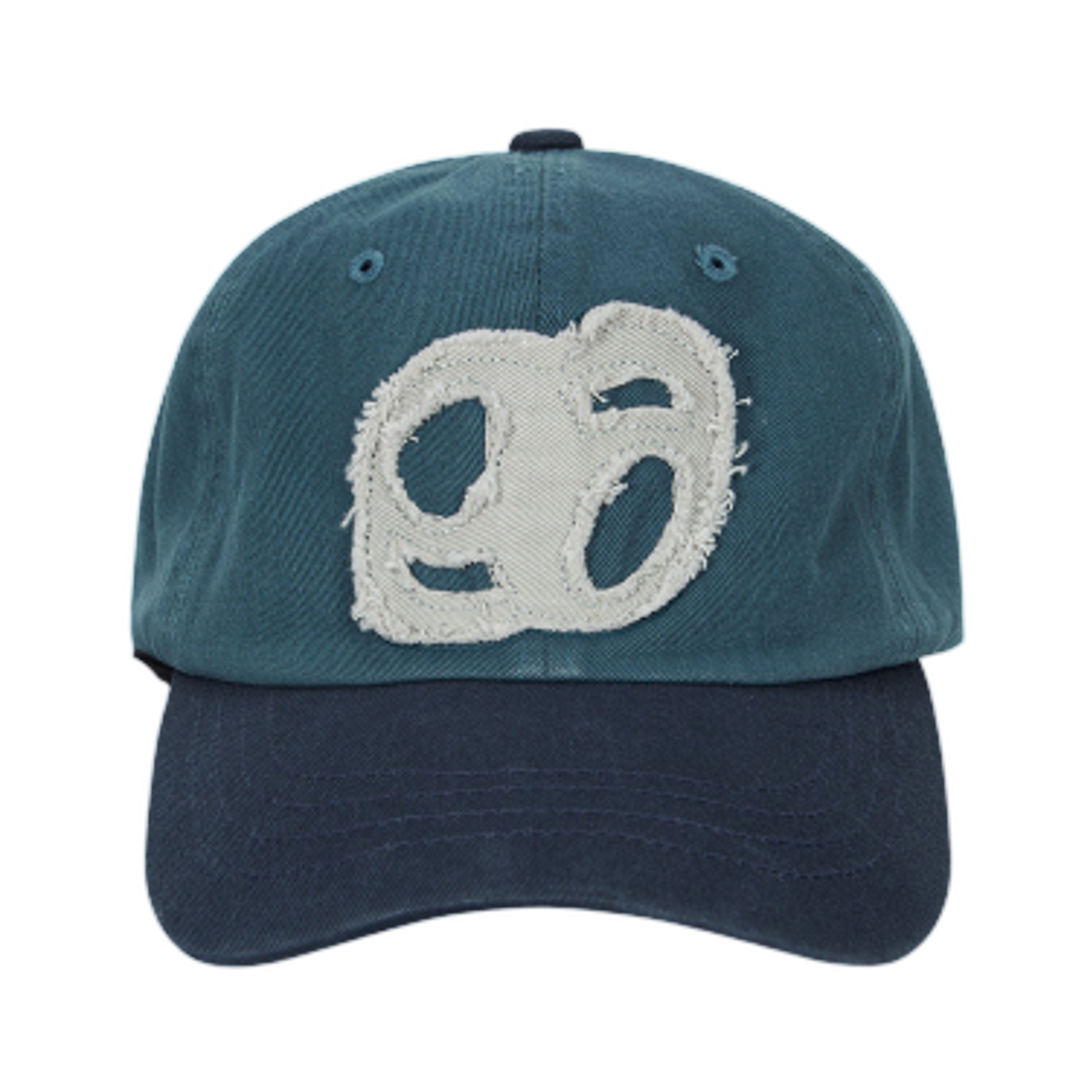 애즈온 투 톤 패치 볼캡 블루(Ason Two Tone Patch Ball Cap Blue)