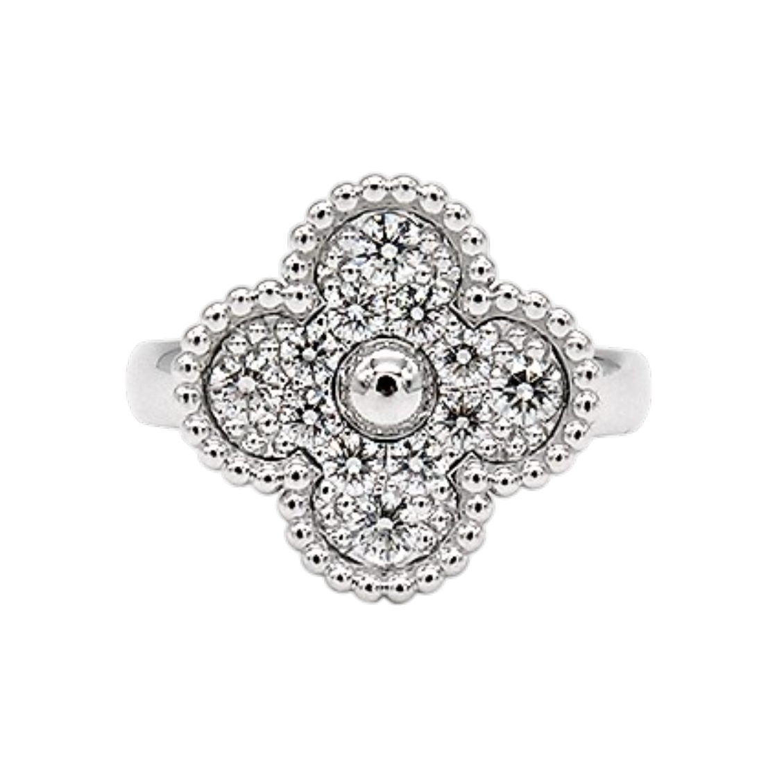 IT22LSIM7MIJ Van Cleef & Arpels Vintage Alhambra Diamond Ring