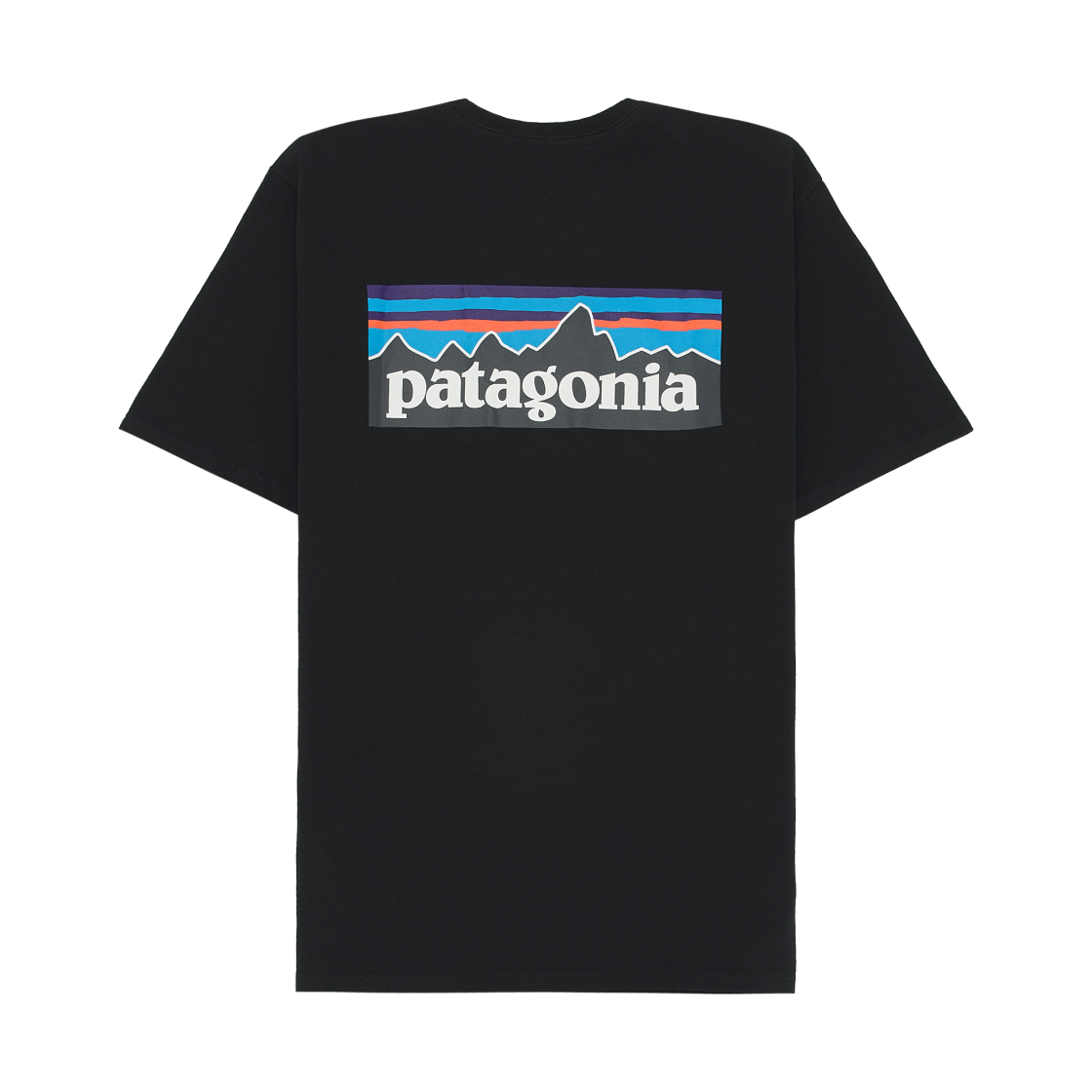 파타고니아 P-6 로고 리스폰시빌리티 숏슬리브 블랙(Patagonia P-6 Logo Responsibili-Tee S/S Black)