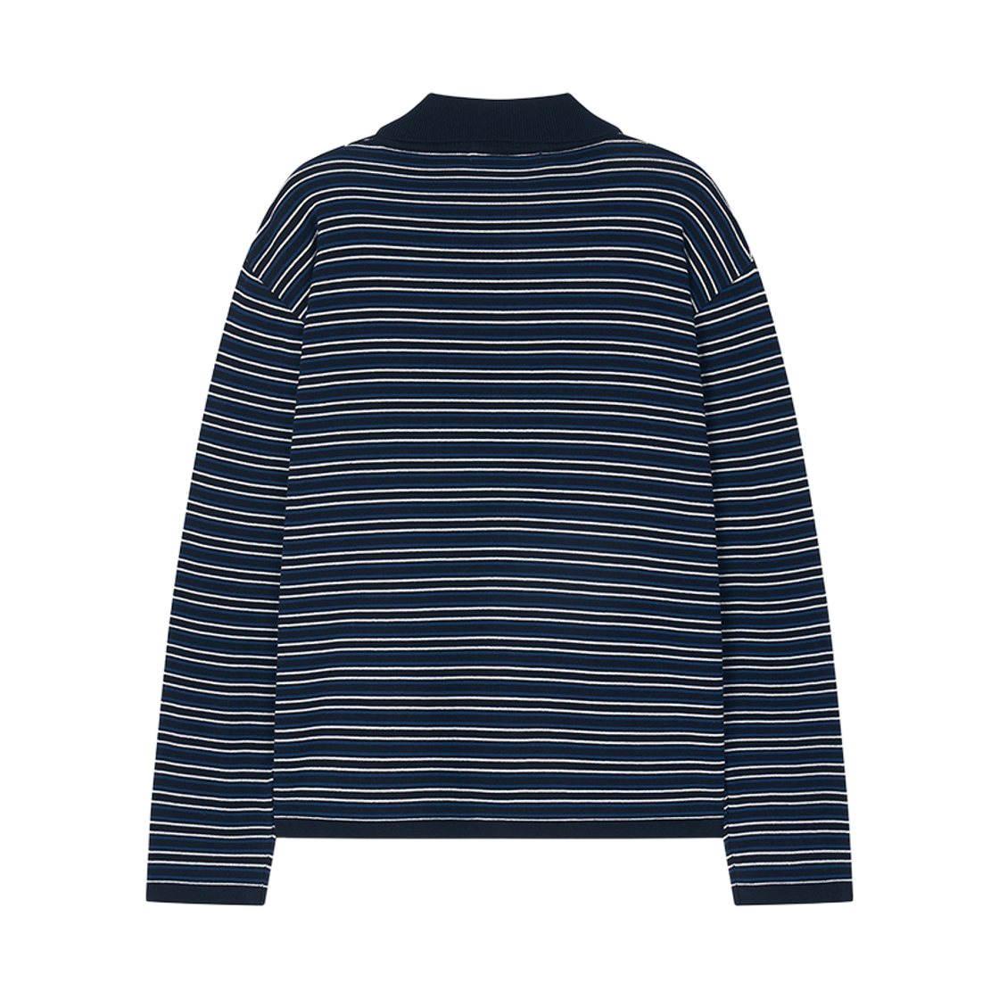 플로즈룸 레체 폴로 코튼 니트 네이비(Flawsroom Lecce Polo Cotton Knit Navy) - 2