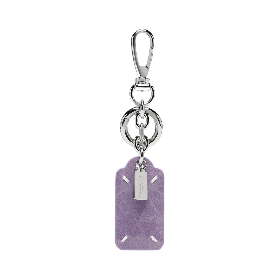 SA2UA0017P9227HB660 Maison Margiela Double Tag Keyring Small Lilac