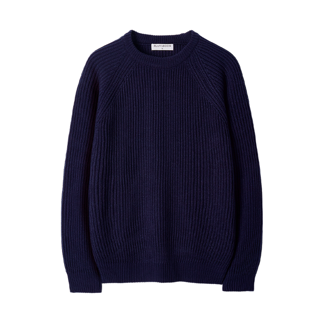 FL2538 Flawsroom Essential Crop Reglan Knit Navy