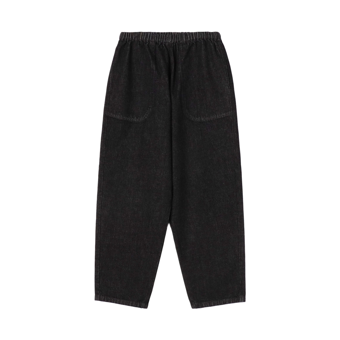 (W) 단톤 데님 이지 팬츠 블랙 데님((W) Danton Denim Easy Pants Black Denim)