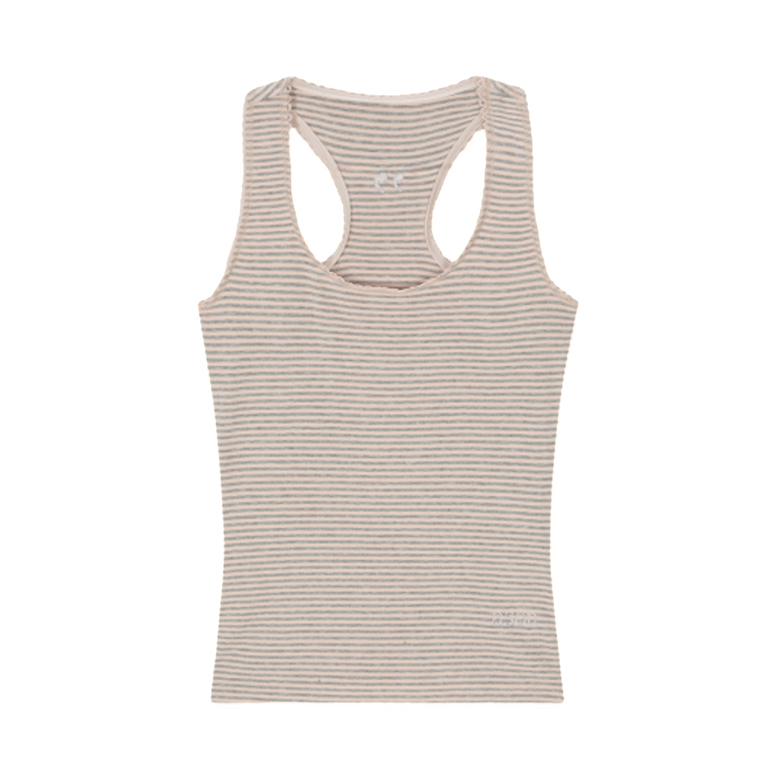 (W) 애즈온 리플 스트라이프 슬리브리스 핑크((W) Ason Ripple Stripe Sleeveless Pink)