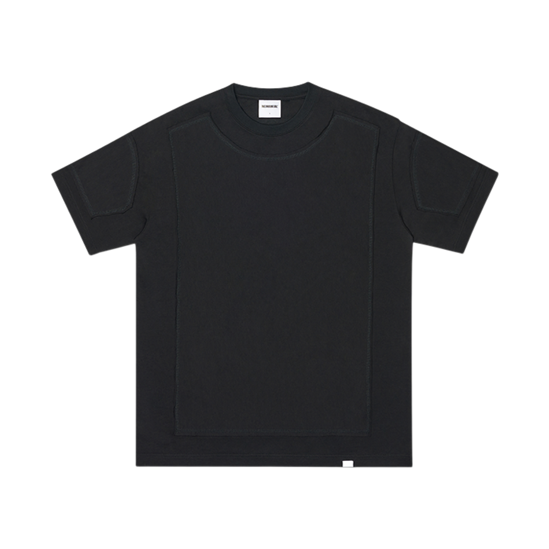 NMSS62TS38BLK NOMANUAL Overlay T-shirt Black
