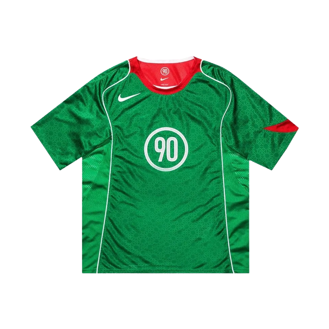 IB4217-306 Nike Total 90 Dri-Fit Soccer Jersey Classic Green Sport Red - Asia