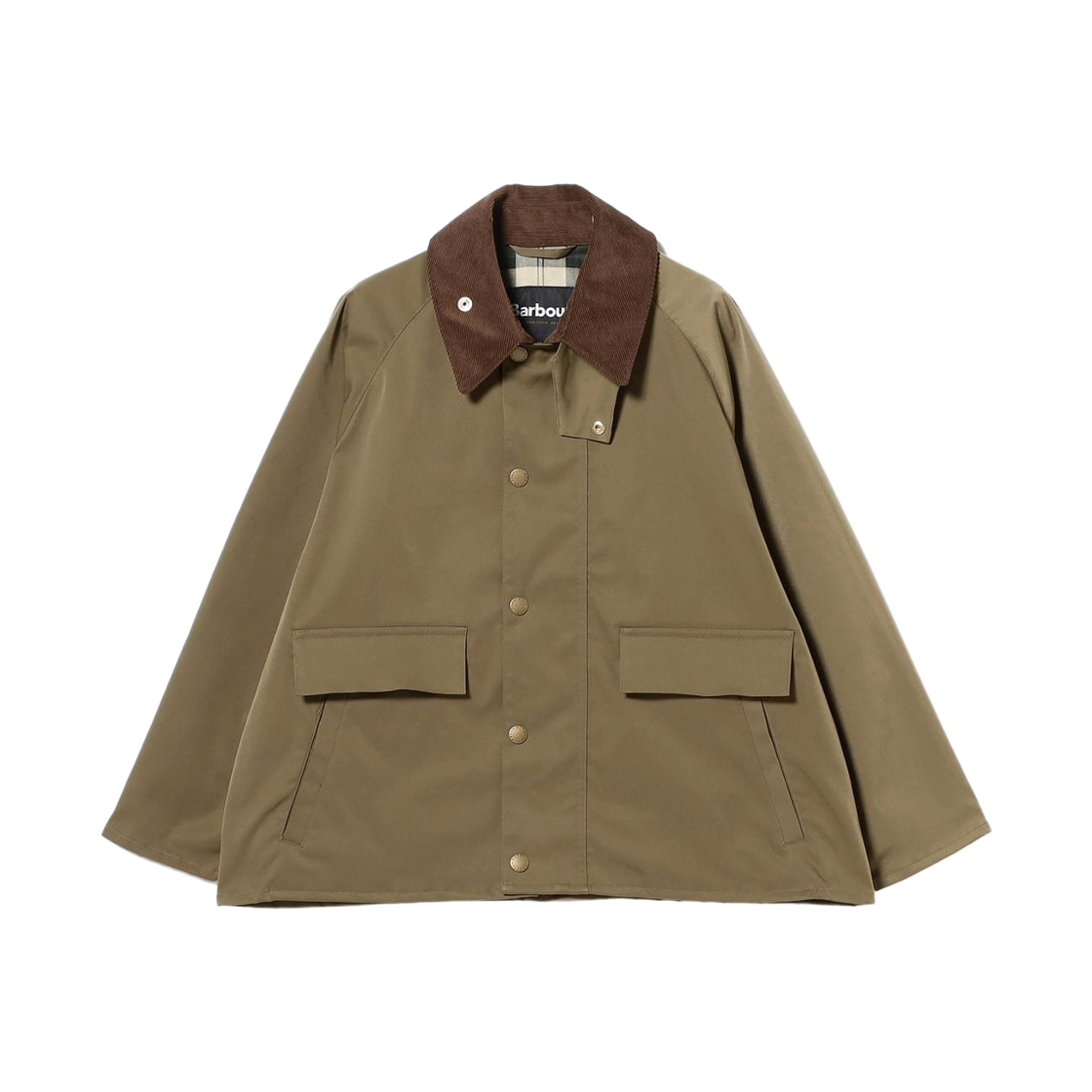 (W) 빔즈 보이 x 바버 쏜버리 자켓 올리브((W) Beams Boy x Barbour Thornbury Jacket Olive)