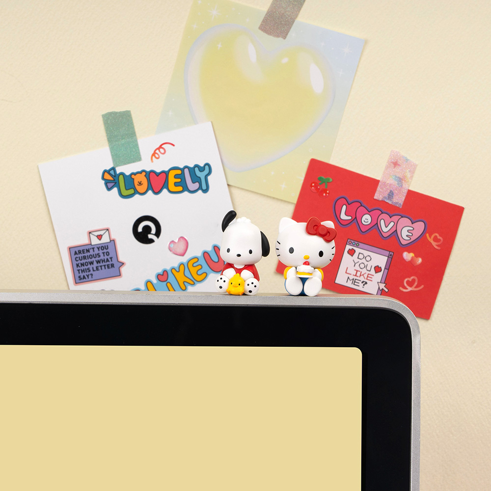 로이체 산리오 캐릭터즈 모니터 피규어 포차코 & 헬로키티(Royche Sanrio Characters Monitor Figure Pochacco & Hello Kitty) - 3
