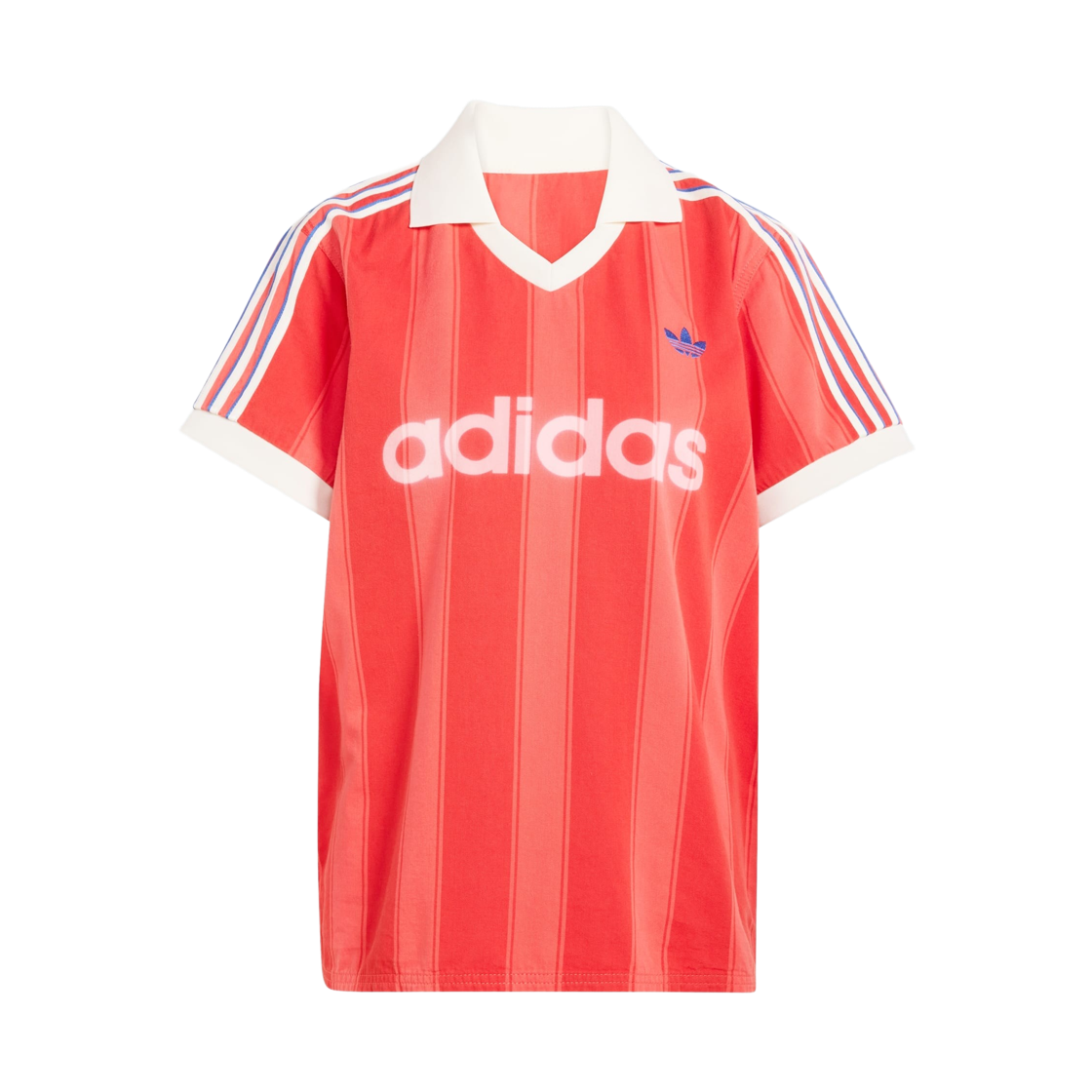 KF5750 (W) Adidas Twill Football Jersey Semi Lucid Red - KR Sizing