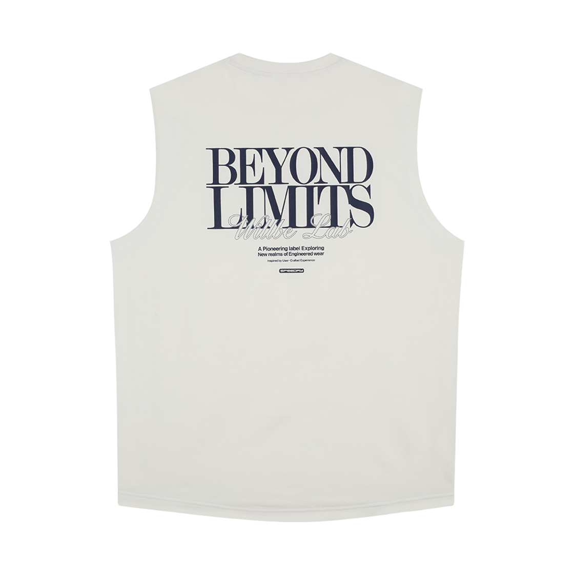 윌비랩 벤틸레이션 냉감 슬리브리스 화이트(WILLBE LAB Ventilation Cold Sleeveless White)