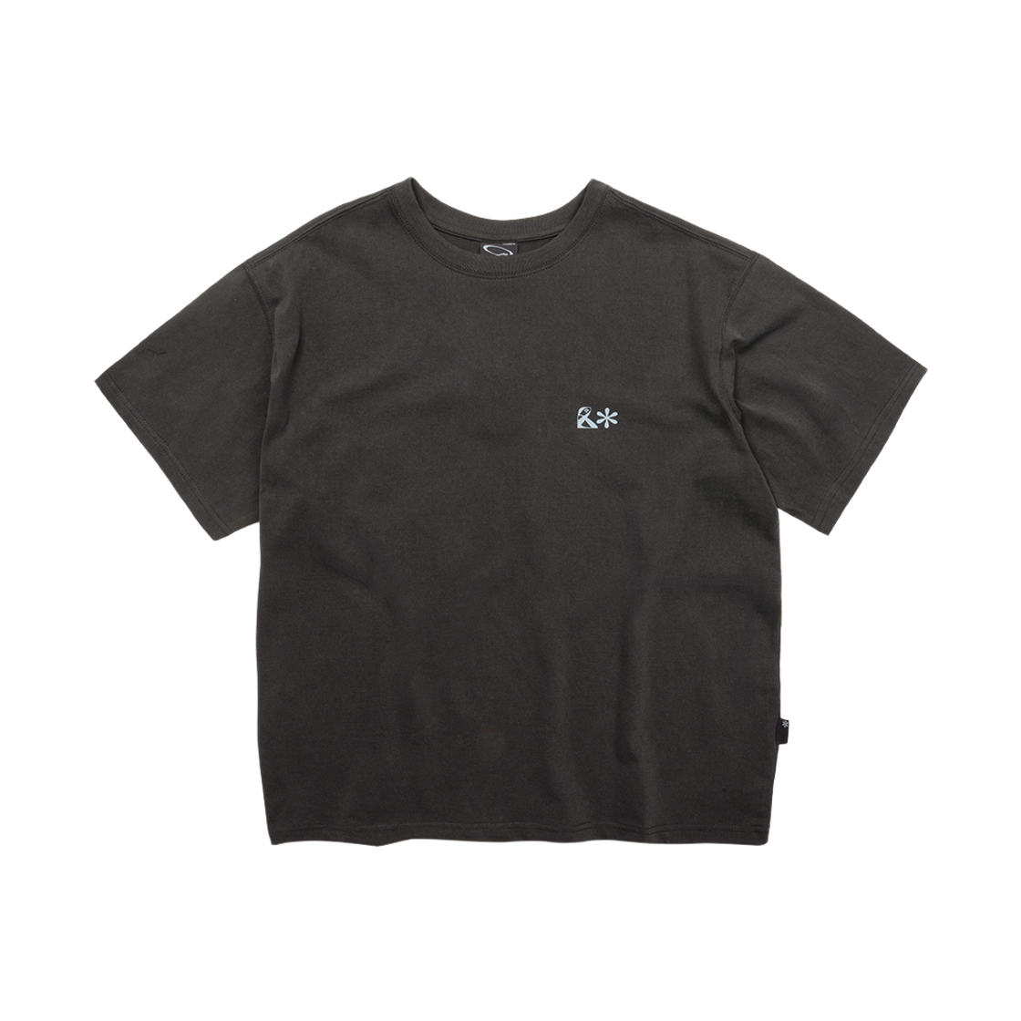 리오므 오버랩 오르빗 반팔티 차콜(Riomeu Overlap Orbit Short Sleeve T-shirt_Charcoal) - 2
