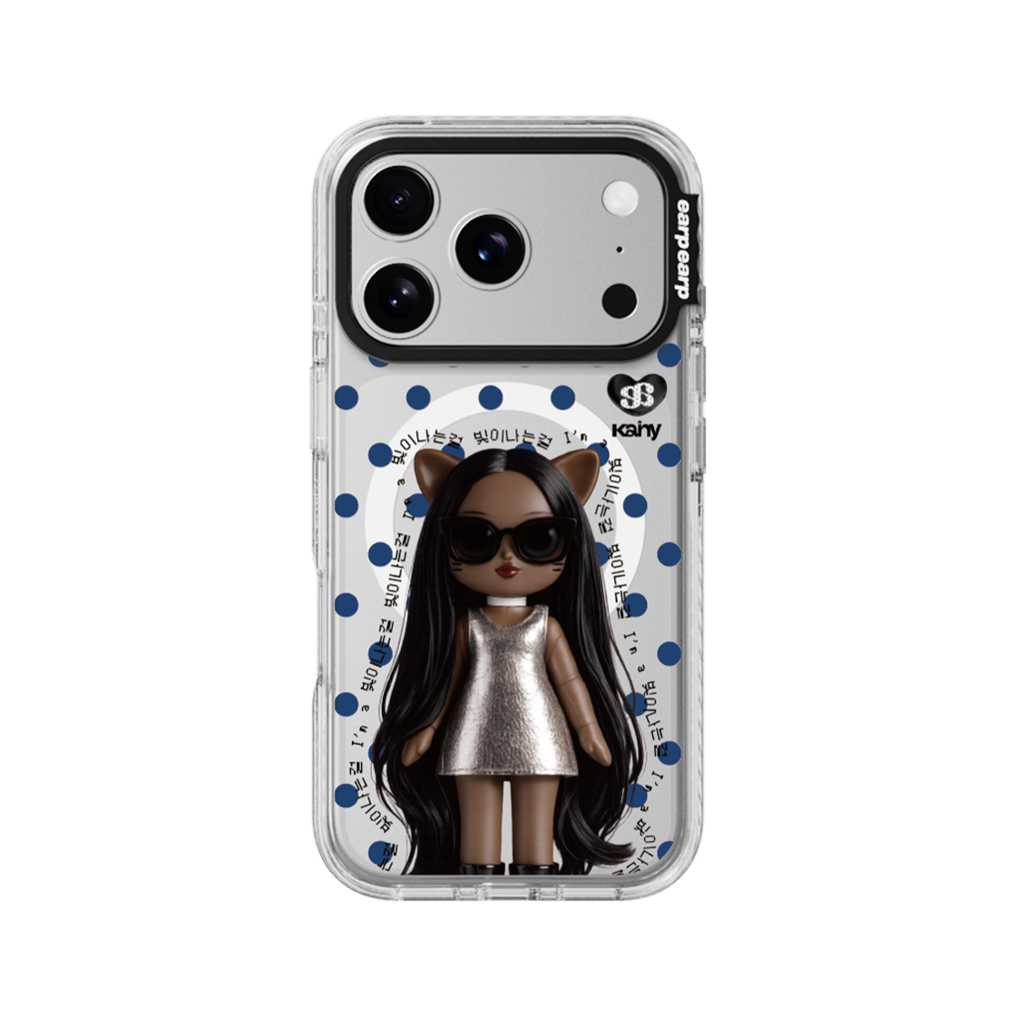 E2604_0201 [사은품 증정] EARPEARP x KANY Shining Girl Wave Label+ Magnetic Case - Clear