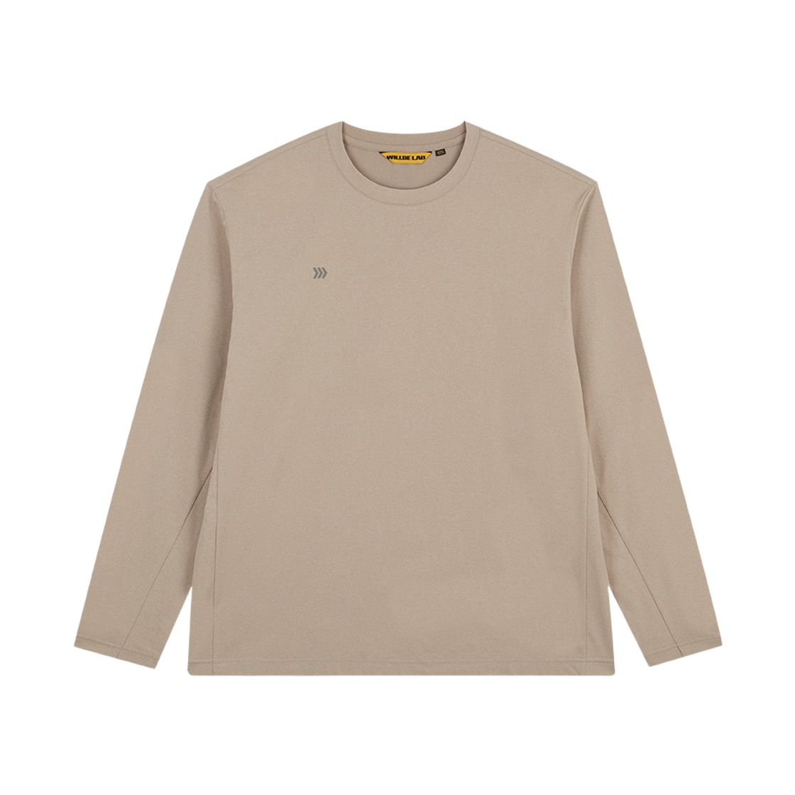 윌비랩 소로나 레터링 긴팔 티셔츠 베이지(WILLBE LAB Sorona Lettering Long-Sleeved T-shirt Beige) - 2