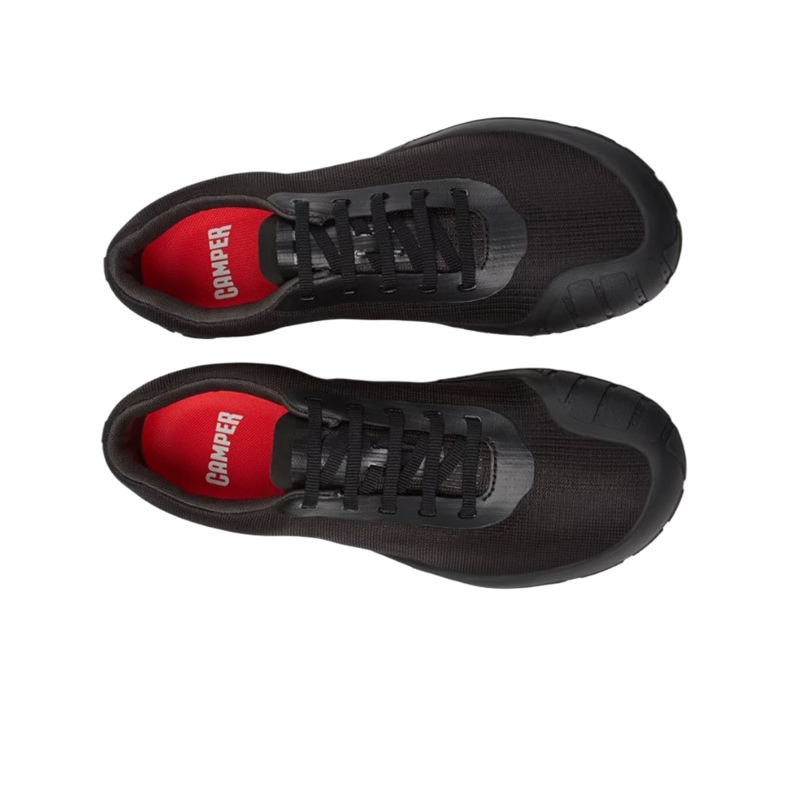 (W) 캠퍼 페우 패스+ 리사이클 엔지니어드 머티리얼 스니커즈 블랙 그레이((W) Camper Peu Path+ Recycled Engineered Materials Sneakers Black Gray) - 2