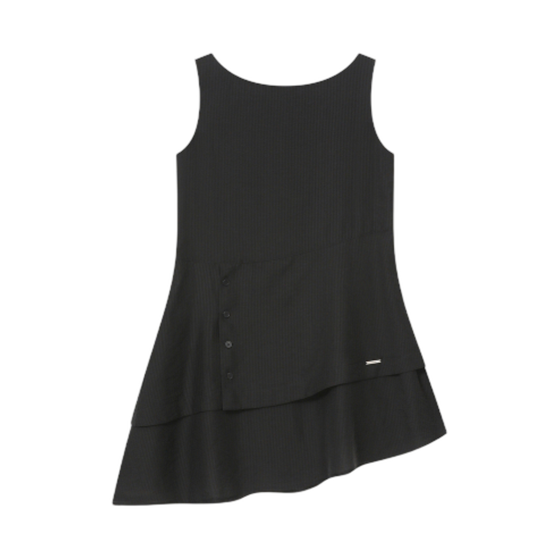 (W) 미세키서울 시어 멀티 레이어드 원피스 블랙((W) Miseki Seoul Sheer Multi Layered Onepiece Black) - 1