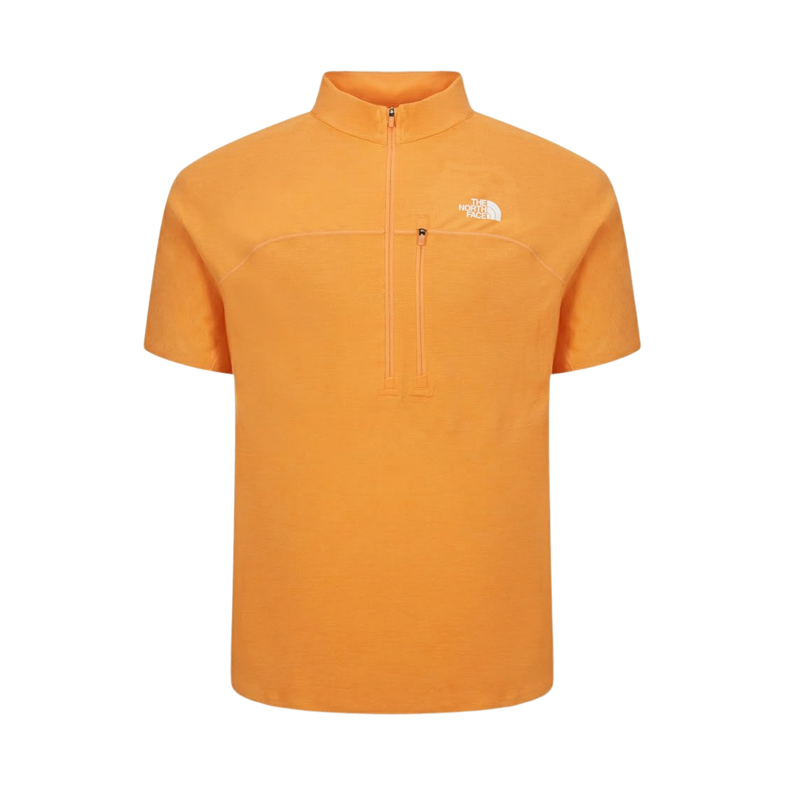 NT7KS01C The North Face Eiger S/S Zip T-Shirt Flame Orange - 26SS