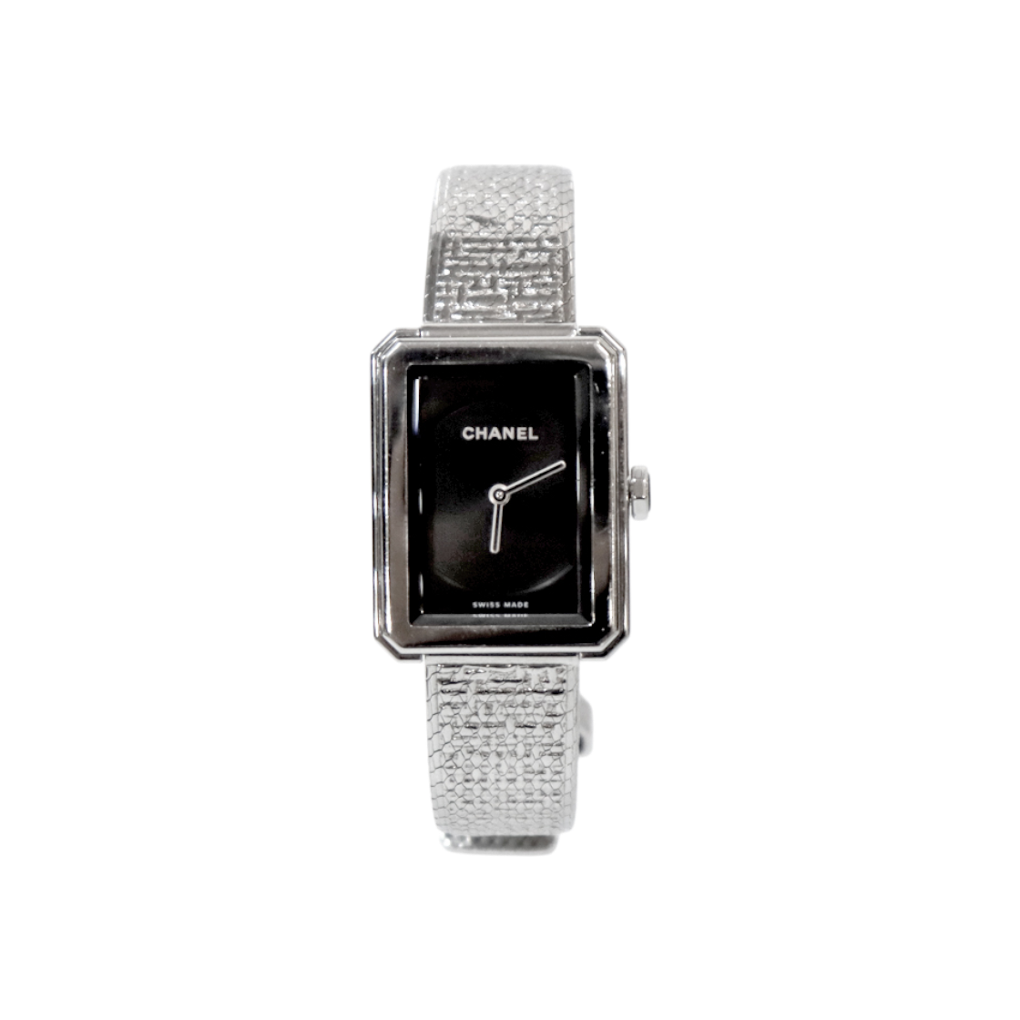 샤넬 스몰 보이프렌드 트위드 스틸 쿼츠 시계 C-B58522(Chanel Small Boyfriend Tweed Steel Quartz Watch C-B58522) - 1